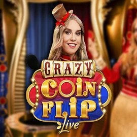 Crazy Coin Flip casino game by Evolution – featured logo at Gambloria Casino