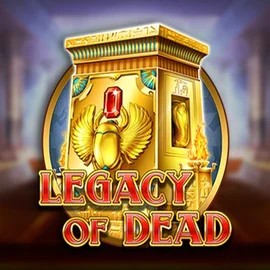 Legacy of Dead slot logo by Play'n GO at Gambloria Casino