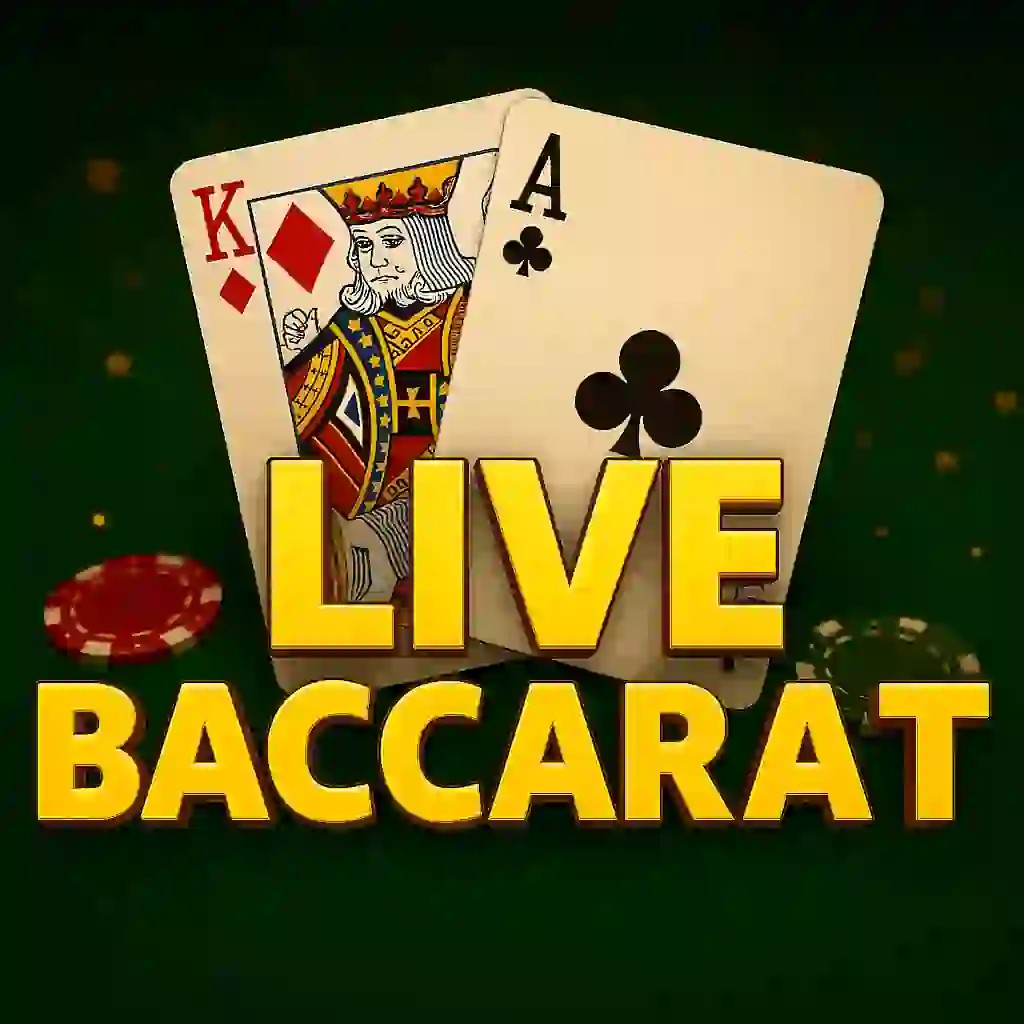 Live Baccarat by Evolution, showcased at gambloriacasino.eu – game logo
