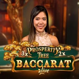 Prosperity Tree Baccarat logo by Evolution at Gambloria Casino